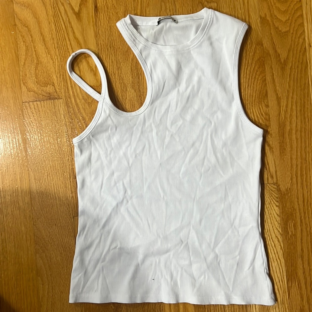 White Zara Tank top